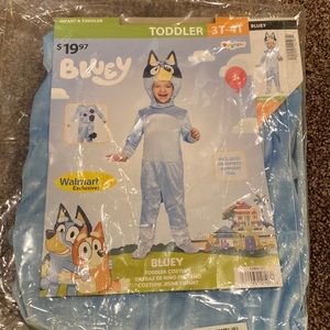 New Toddler Bluey Costume.  3T-4T